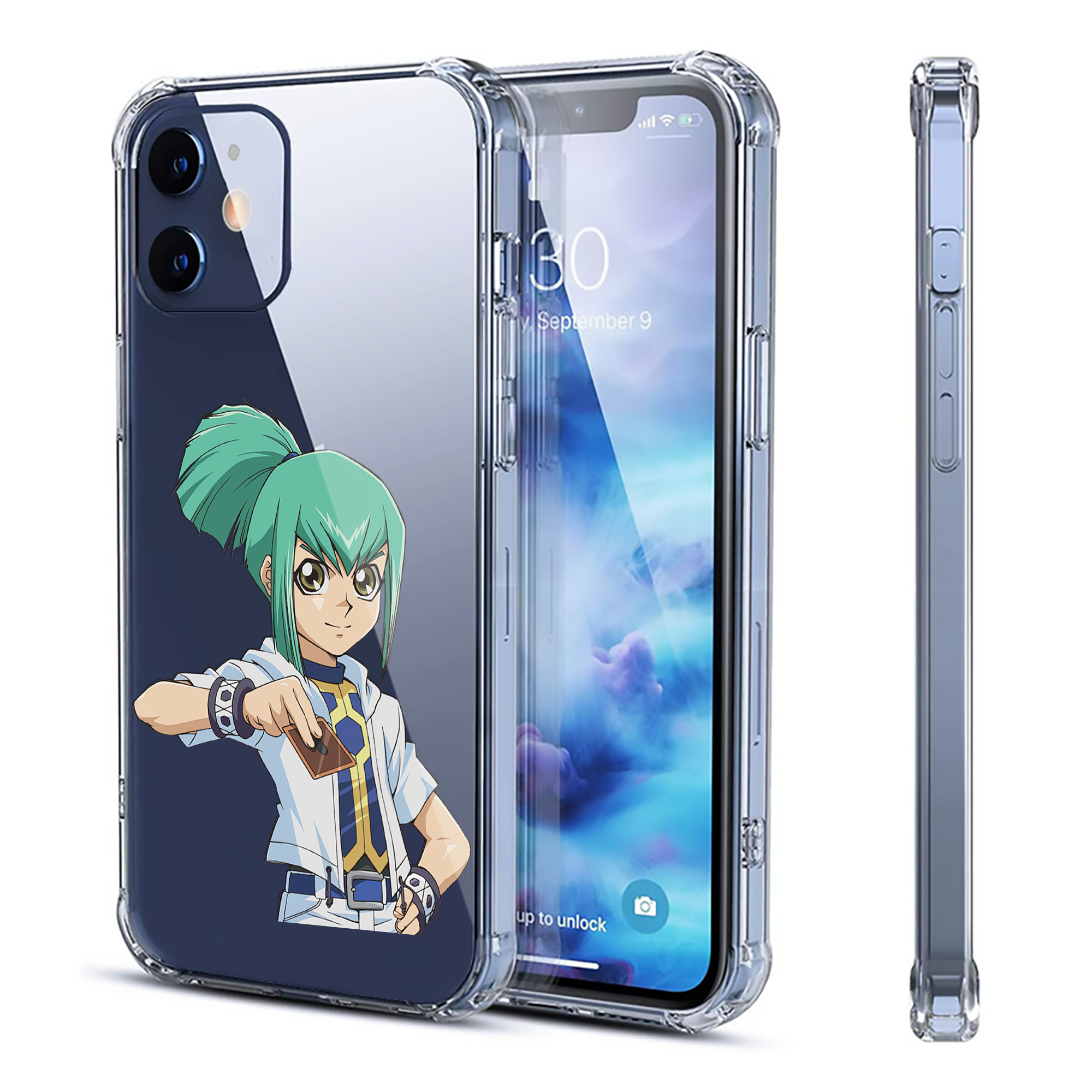 （画像用） 遊☆戯☆王 Yu-Gi-Oh! 【iPhone 12シリーズ対応】透明スマホケース（クリアソフトケース）